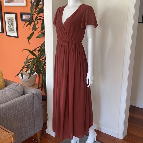 Baltic Born Rust Kristina Maxi Dress Size XS NWT - Picture 7 of 14
